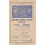 Southend - South v Midlands Schools International Trial match at the Southend Stadium 5th February