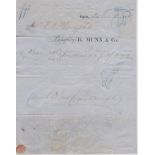 Lynn, Norfolk 1859, engraved letter headed R. Mums & Co