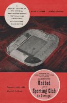 European Cup Winners' Cup Quarter Final 1st Leg between Manchester United and Sporting Lisbon 26th