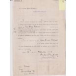 Letter, To Lloyds Bank Ltd 16th December 1908 - Authorising a Miss Anne Borrow and a Miss Alice