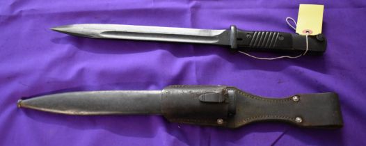 German WWII S84/98 (K98) Mauser bayonet, maker ddl - Josua Corts, 1941/44. Makers mark and date 1942