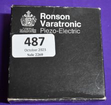 Vintage Ronson Varatronic Piezo Lighter - Electric PX25 light gold plated lighter