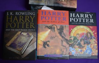 Harry Potter and The Goblet of Fire, hardcover edition with dustcover intact, spine and binding in