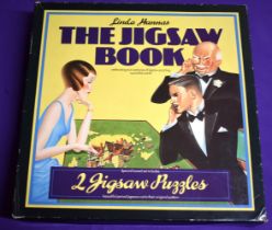 Jigsaw Puzzles - Linda Hannas The Jigsaw Book, boxed set with the book and two period Jigsaws. Cut