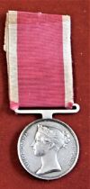 British 1842 China War Medal (First Opium War) to A. Clayton, 55th Regiment of Foot (Westmorland).