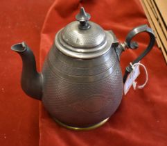 Teapot - EPNS Teapot engineered patterning, good condition