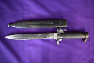 Swedish M1896 Mauser Bayonet with full metal scabbard, this bayonet is made by Eskilstuna