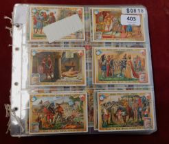 Liebig Cards - Early set (50 sets) in sleeves, excellent condition