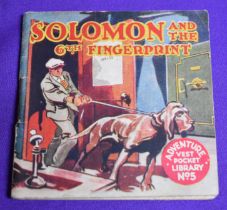 Pocket Library 1928 Solomon and the 6th Fingerprint - Adventure vest pocket library No.5 very good