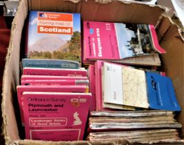 Maps - Large Quantity of Ordnance Survey Maps U.K (60 plus) good condition BUYER COLLECT