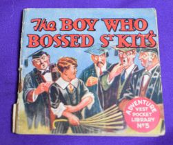 Pocket Library 1928 The Boy Who Bossed St. Kitts - Adventure Vest Pocket Library No.2, very good