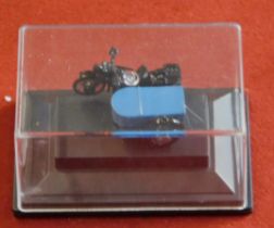 Oxford 76BSA002 RAC BAS Motorcycle and Sidecar. Mint in box.