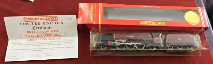 Hornby BR 4-6-2 Loco Coronation Class "City of Liverpool" R194. Mint in box
