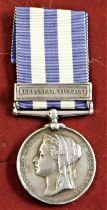 British Egypt Medal 1882-1889 with 'Alexandria 11th July' clasp to W. Lord Ordinary Seaman, H.M.S.