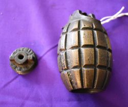 British WWI No.5 Mills Bomb, no maker on the body but it is in excellent condition with some