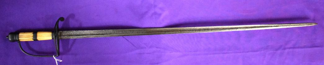 British 1780 Infantry Officers Spadroon Sword, a similar example to that found in British Military