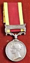 British Second China War Medal (2nd Opium War) to Serjt John Pawson, 4th Bedfordshire Royal