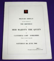 Military Display Programme for the occasion of the birthday of H.M. Queen Elizabeth II at