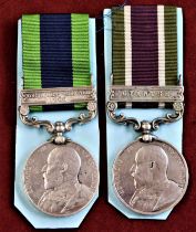 British pair including a Tibet Medal with 'Gyantse' clasp and India General Service Medal with '