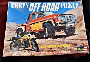 Revell Chevy Off-road Pickup H-1292 1:16. Box has a hole on top.