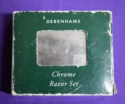 Razor - Debenhams Chrome Razor Set, unused box has wear