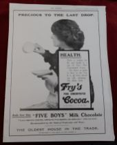 Fry's Coca 1905 - Full page black and white advertisement ' Precious To The ast Drop', small