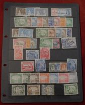 Aden and Protectorate States 1937-48 - m/m and used on stock pages (47) cat value £116.10