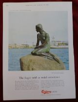 Carlsberg Lager 1960 - Full page advertisement, The Lager with a Social Conscience Brewed and