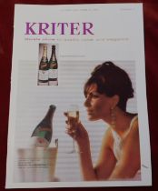 Kriter Wines 1968 - Full page Colour dvertisement, 'The Great Sparkling Wine of France' 9" x 12"