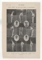 Cricket-Leicestershire County First Class Team 1905-Photograph by Foster-full page very fine - 9.1/