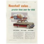 Vauxhall 1955-full colour page advertisement-'Vauxhall Value-greater than era for 1956-Cresta