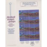 Marshall Islands 1984-89 - (22) descriptive FDC pages all different with complete issue sets,
