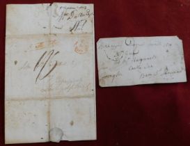 Great Britain 1811 - Package piece dated 9.8.1811 Richmond posted to Bury St Edmunds stamped with