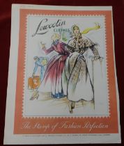 Lewoolin Clothes 1949 - Full page advertisement, 'The Stamp of Fashion Perfection 25cm x 32cm