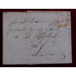 Great Britain 1811 - EL dated 29th Oct 1811 leith posted to London, manuscript 2, partial red?