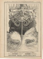 Pattison's Whisky 1898-full page black and white advertisement-Forging Ahead-Pattison's Whisky, like