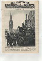 The Illustrated London News-(April 14 1945) the capture of Munster etc-black and whiten wartime