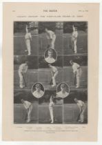 Cricket-Kent County First-Class Team 1905-by Foster Photograph-full page very fine -9.1/2" x 13.1/
