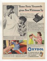 Oxydol 1950-full page advertisement-Sparkling New Life/Contains No Bleach-9.1/2" x 14"