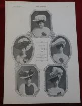 Hats By Lewis - Regent Street 1904 - full page advertisement, ladies pose