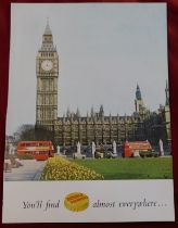 Double Diamond 1962 - Full page colour advertisement, 'Big Ben - You'll find Double Diamond almost