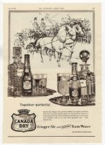 Canada Dry Ginger Ale/Tonic Water 1959-full page black and white advertisement 10" x 14.1/2" approx.
