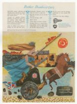 BP-Bother Boadicea 1963-Fine colour full page advertisement - 'Boadicea in Chariot-A very striking