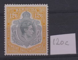 Bermuda 1938 - 1953 -12/6, SG120c, u/m mint cat £120