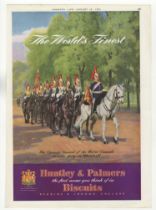 Huntley + Palmers Biscuits-The Queen's Guard of the Horse Guards in Whitehall 1952-full page
