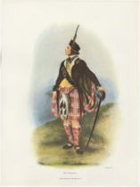 Ackerman Vintage colour print-'Clan Menzies'-Bosley lith-11"x 15" approx.