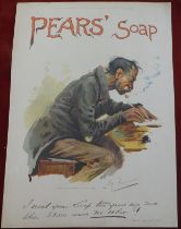 Pears Soap 1894 - Full page colour advertisement, Christmas Number (Previously Punch April 1884) ' I