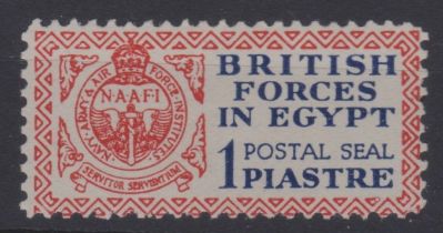 British Comm - Egypt 1932 - 1p postal seal, SG A1 Fine l/m/m