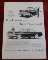 Vauxhall Motors 1953 - 'Vauxhall Cresta - Full page advertisement, with price for Victor, Valox &