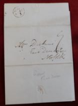 Great Britain 1835 - Wrapper Dec 3rd posted to Shilingford, manuscript 9, black Bristol/DEC3/1835/